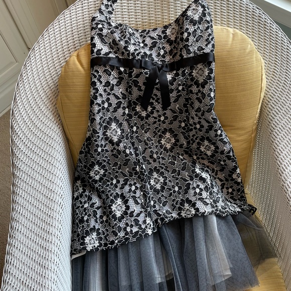 cache dresses 2000s 2000s CACHE Gold Crochet Party Dress main image 0